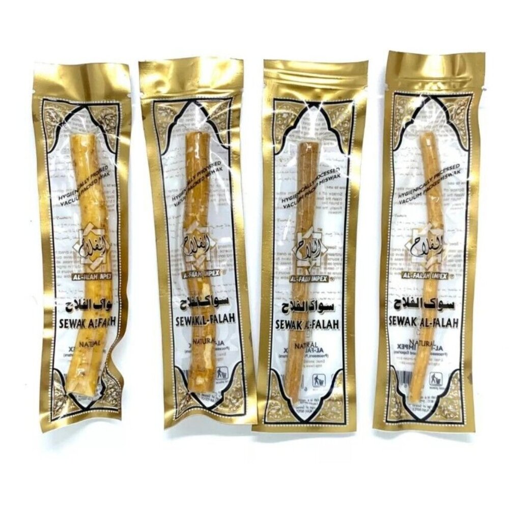Al-Falah Miswak (Sewak) Traditional 100% Natural Toothbrush Lot (4) USA SELLER! - Picture 4 of 5
